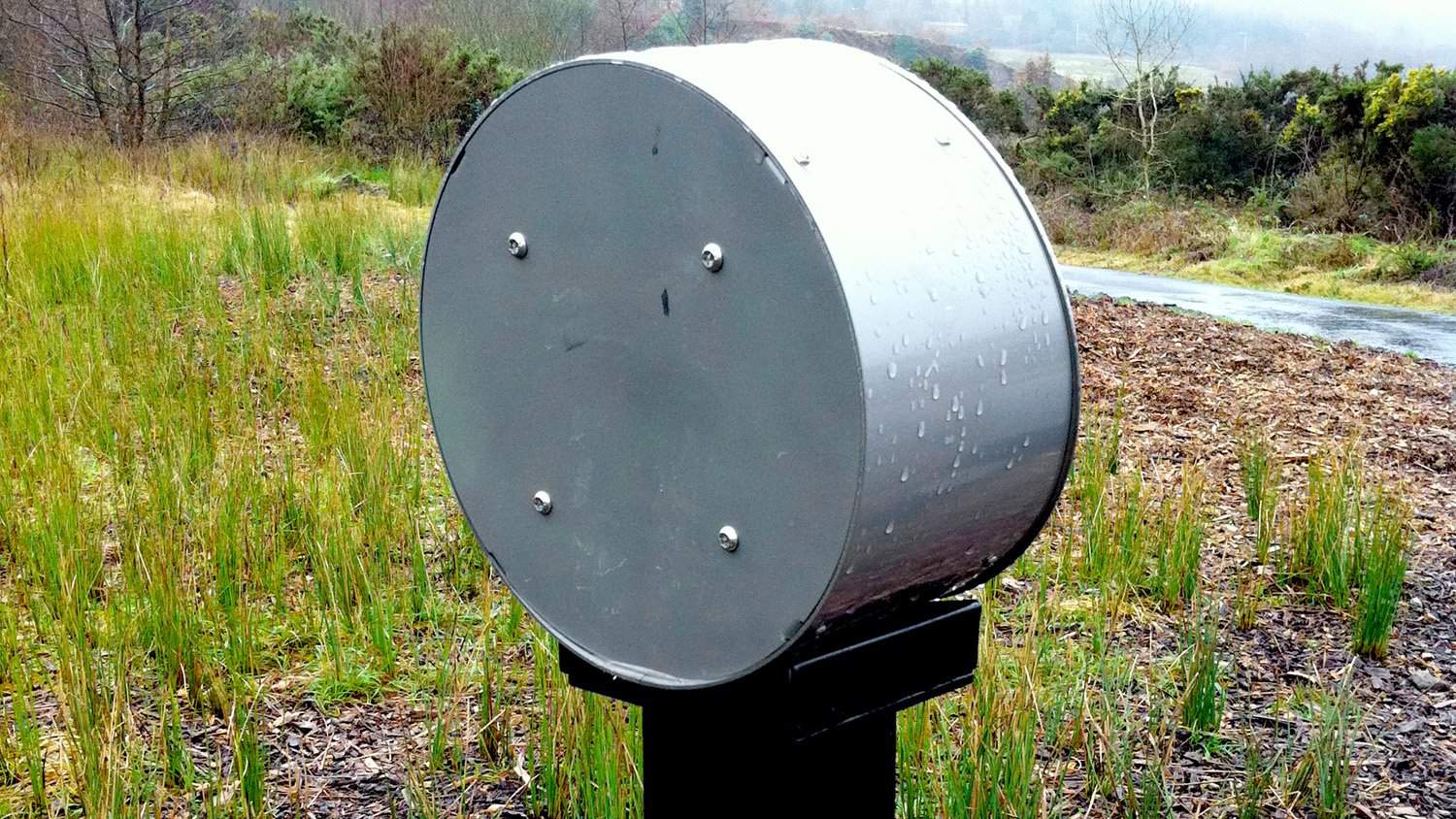 Back of U-Turn Round in Afan Forest Park, Neath Port Talbot