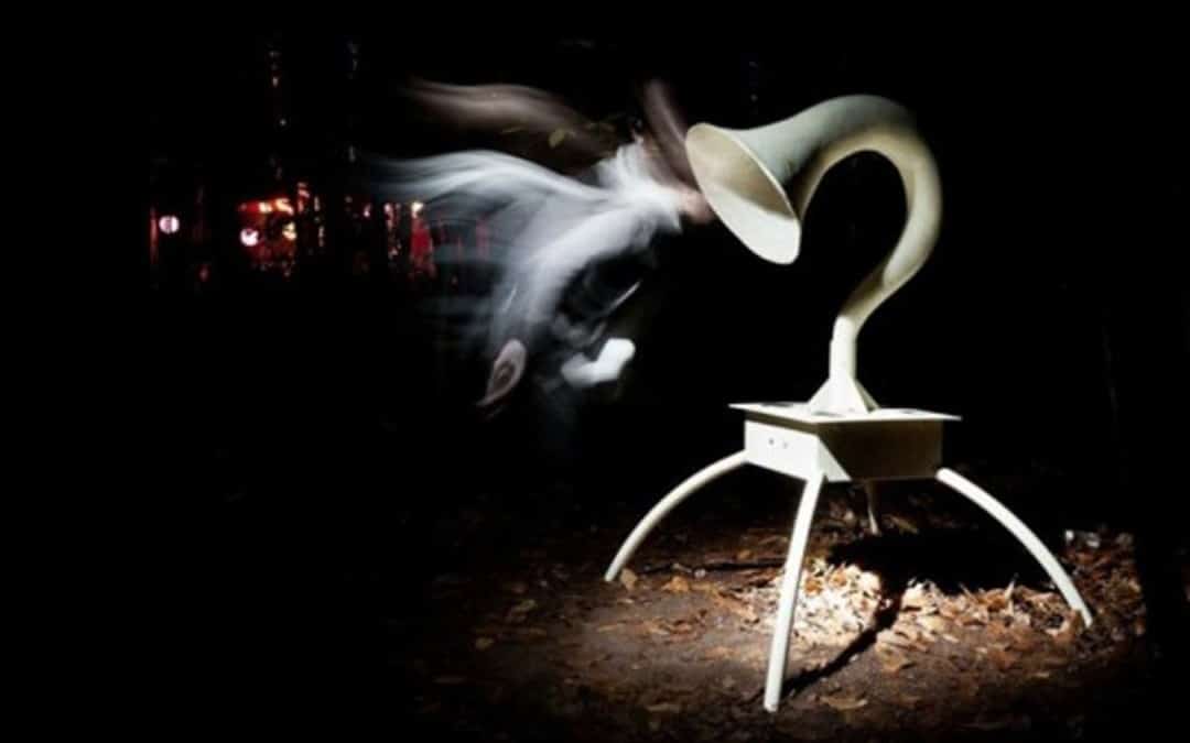 Solar Powered Audio Mythophone Statues