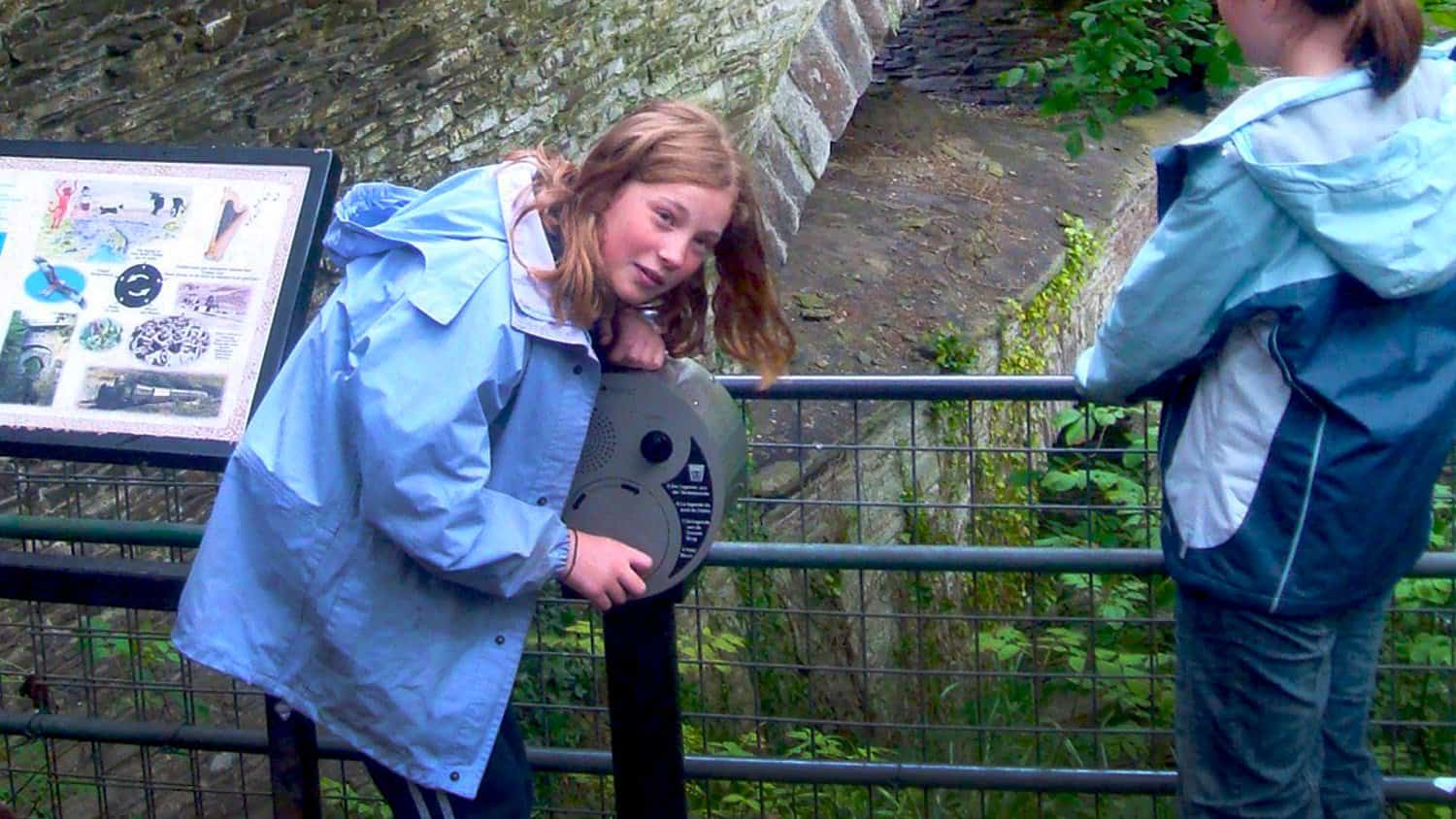 U-Turn Round being used at Devil's Bridge Falls