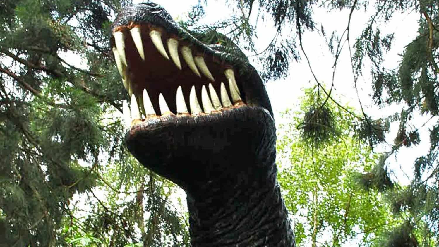 T-Rex Statue at Knebworth House