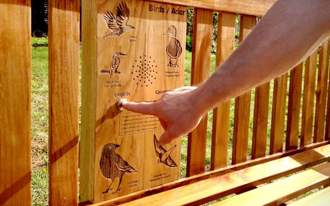 Solar Powered Audio Bench – Llanyrafon Manor