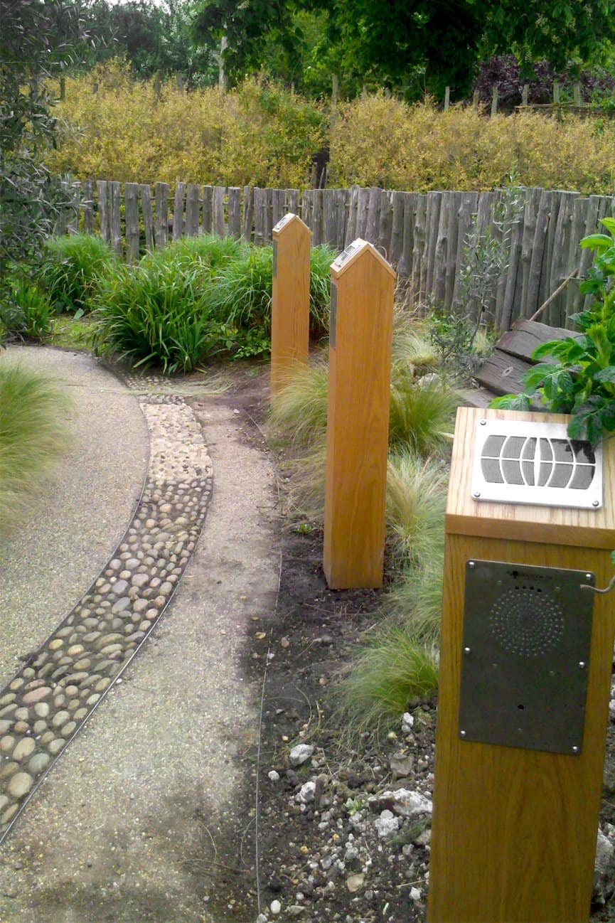Solar Audio Posts at Princess Diana Memorial Playground