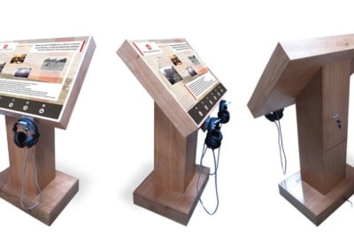 6 Button Audio Kiosk – Harmondsworth Barn