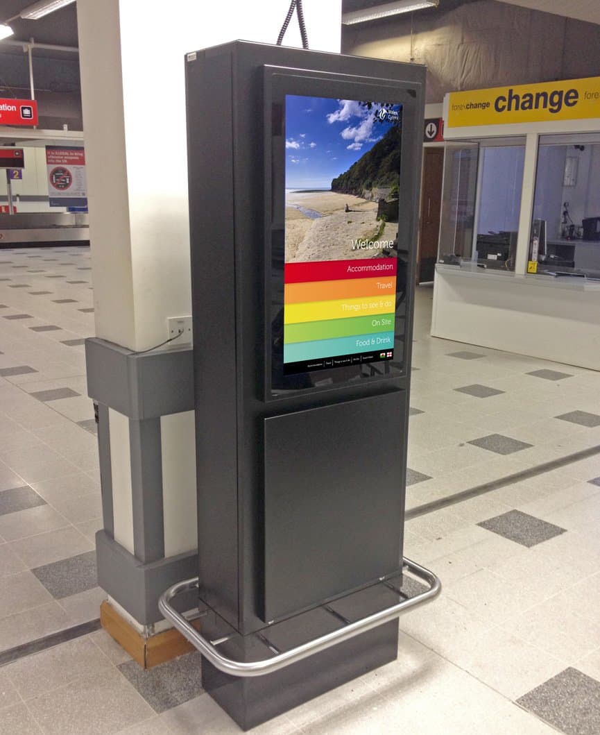 Cardiff Airport Bespoke Browsing Kiosk Software