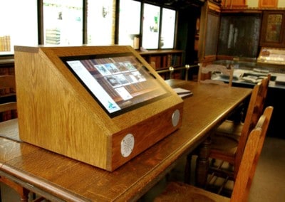 Lightbox 2 & Multi Touch Kiosk – Inglis Memorial Hall Library