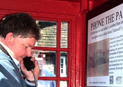 Oral History Phone Box – Tideswell Living History