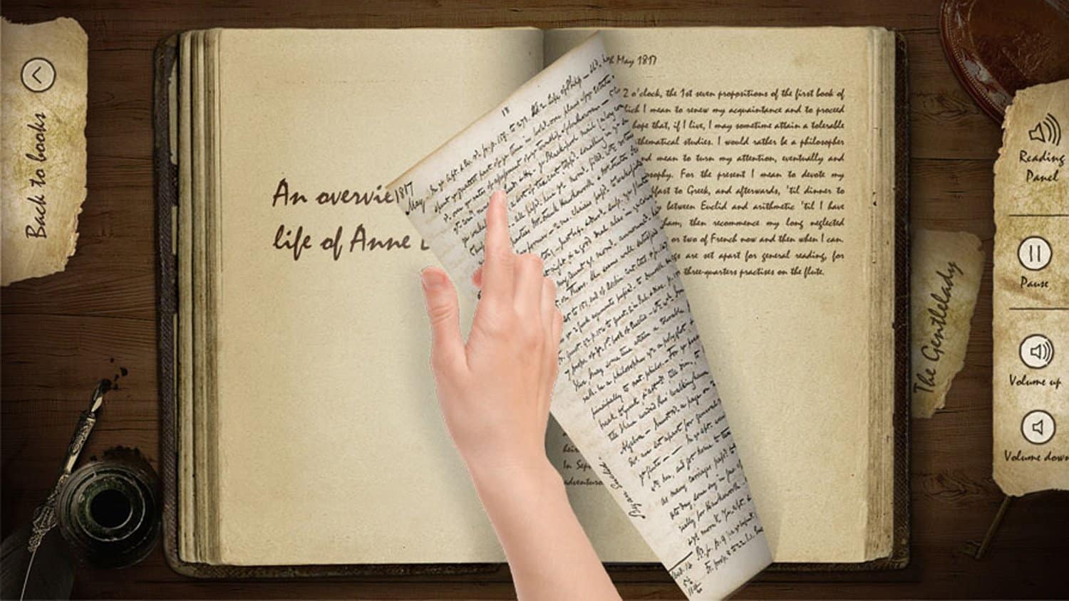 Interactive diary store