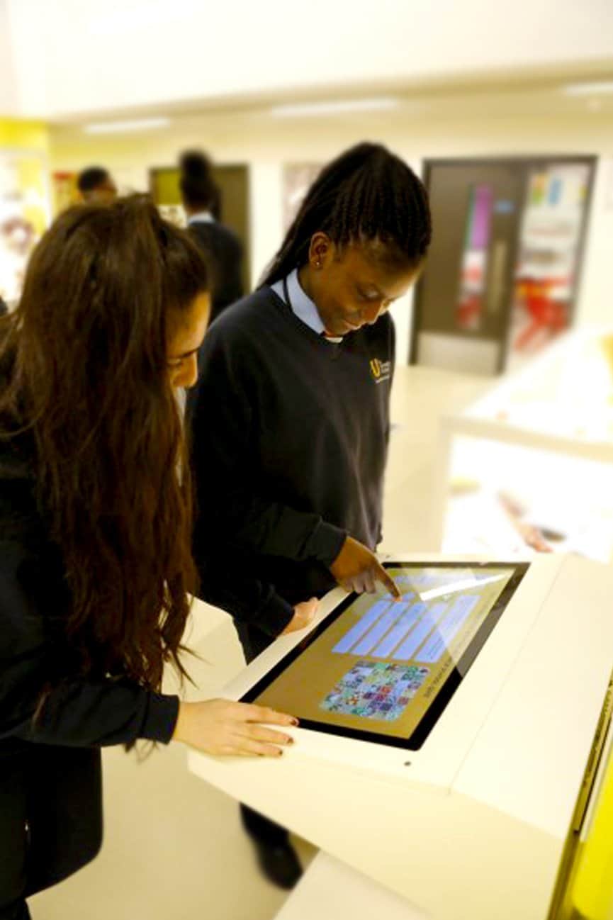 FreeStanding Multi-Touch Kiosk Interactive Quiz Urswick School Museum