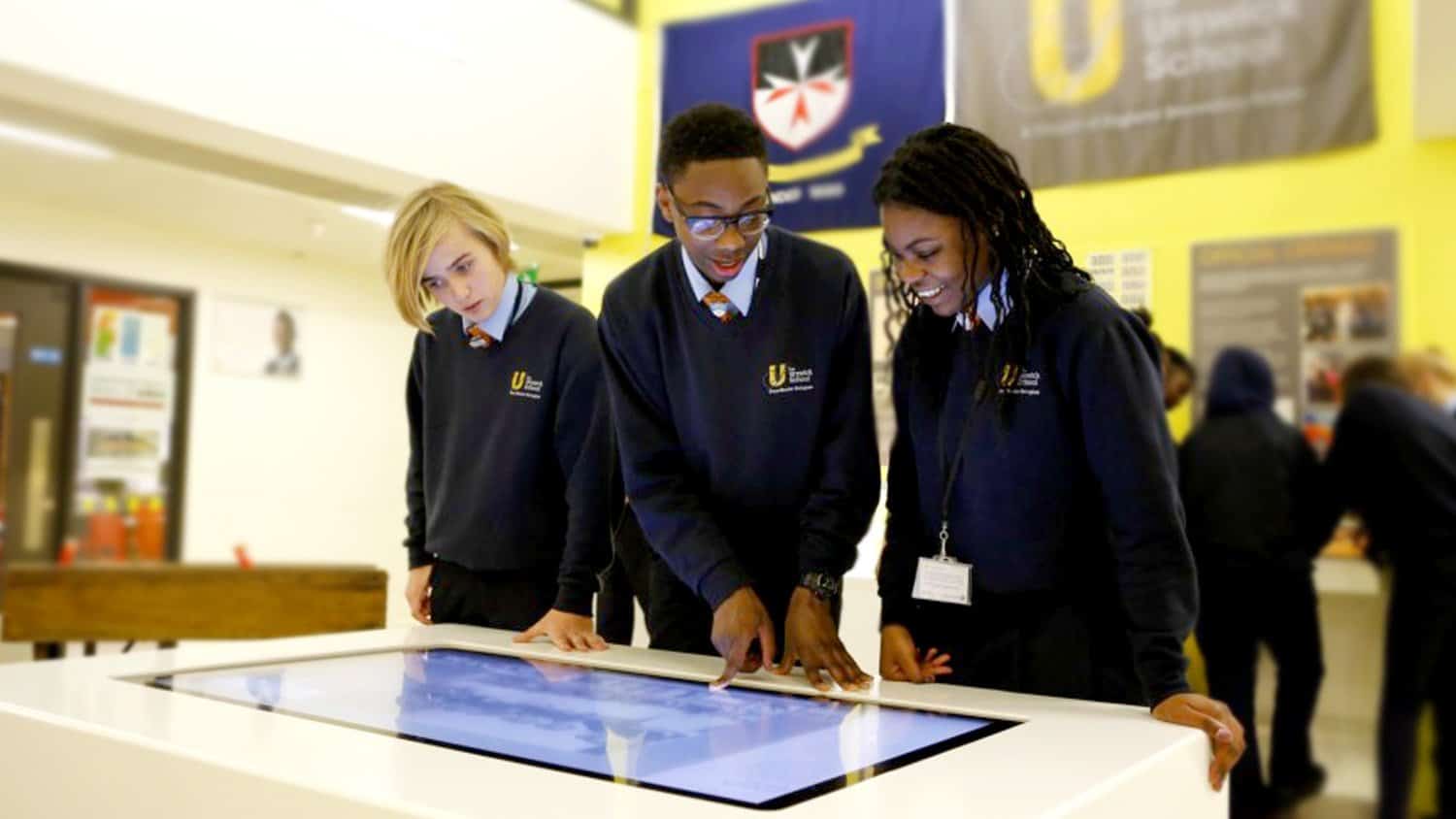 Multi-touch table Grand Urswick School Museum