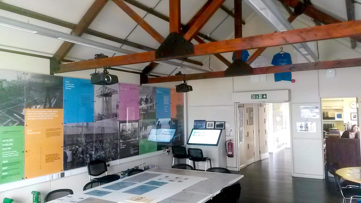 Projector and Touchscreen Installation Teeside Transporter Bridge Visitor Centre