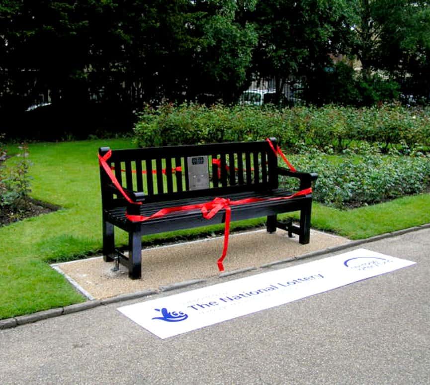 You Are Hear Listening Bench Opening in Colchester, Essex