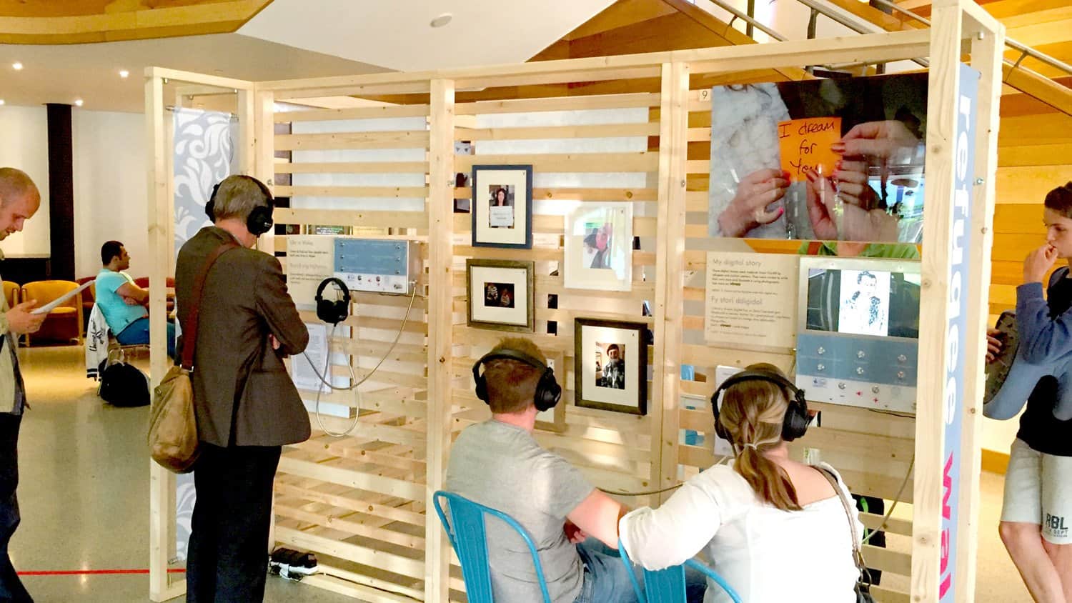 Blackbox-av Bespoke Video and Audio Unit for Oasis Cardiff exhibition