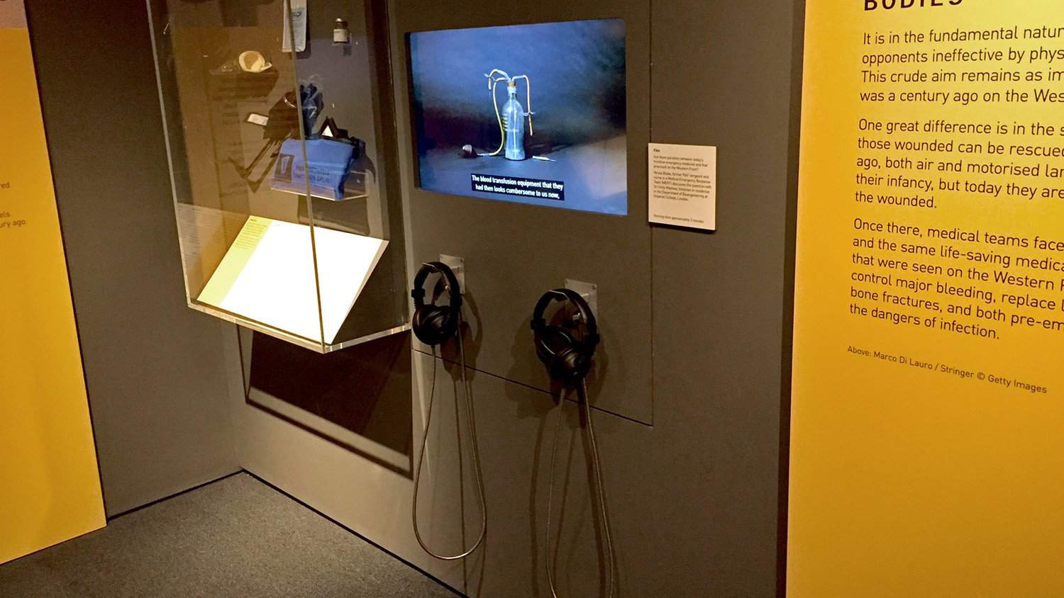 Armour Cable Headphones at Science Museum, London