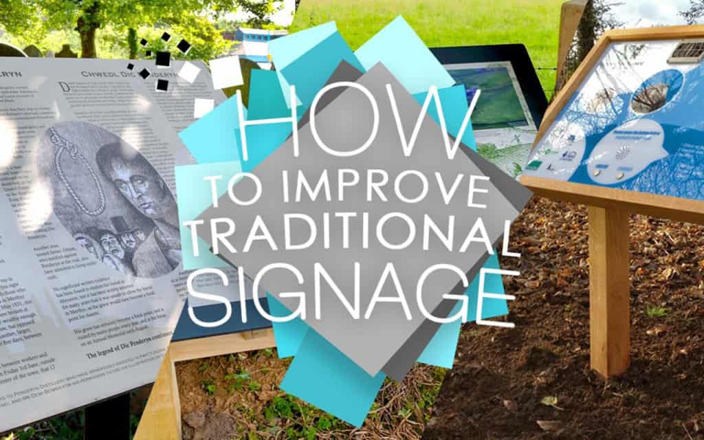 How to improve traditional signage Image