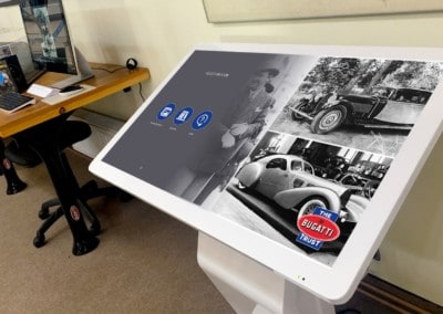 42" Free Standing Kiosk & Software – The Bugatti Trust