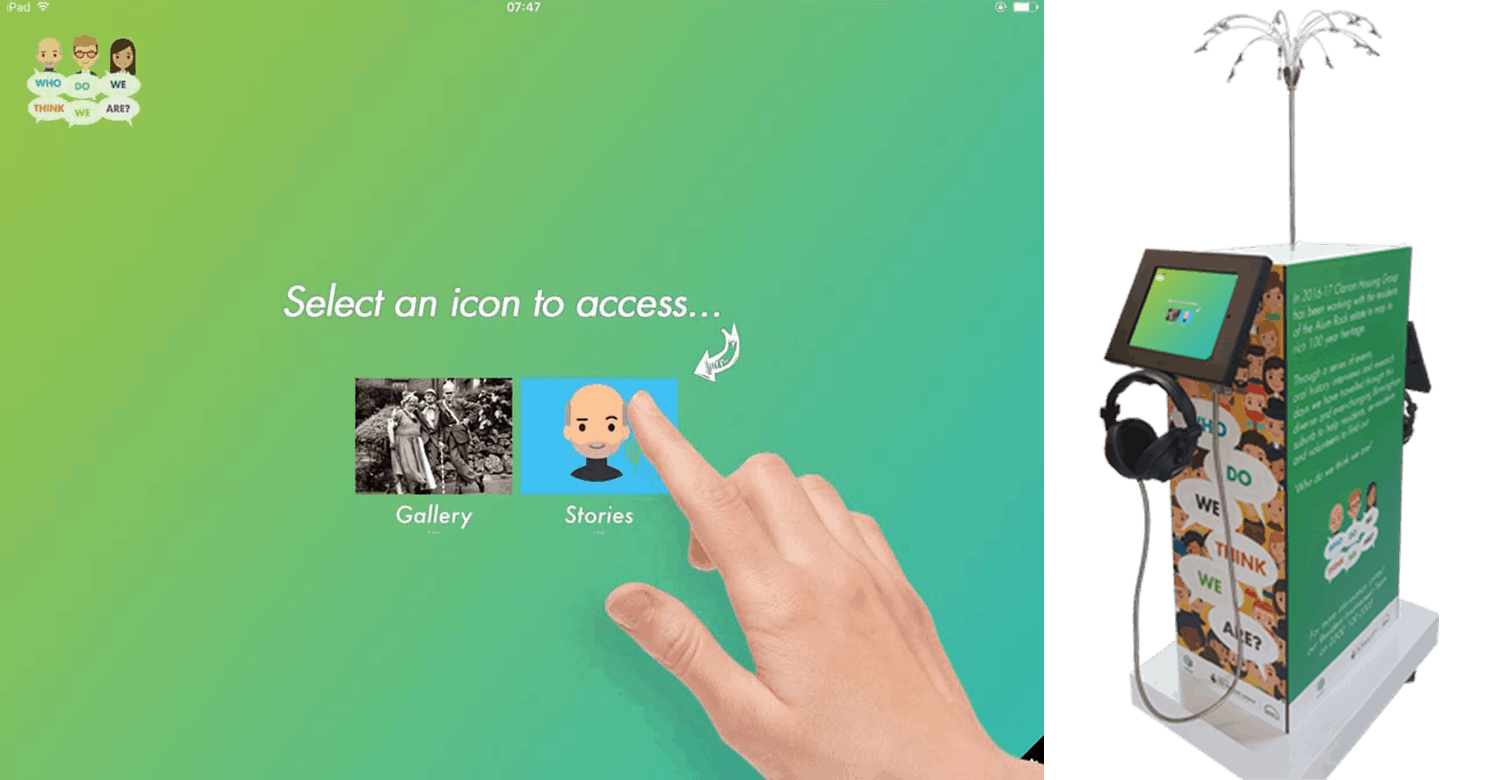 Bespoke iPad Touring Kiosk for Clarion Housing Group Exhibition