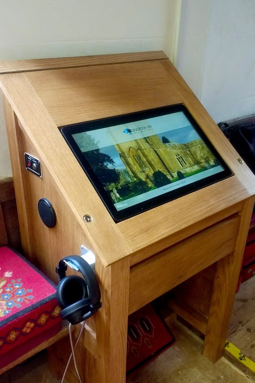 22 Inch All-in-One Touchscreen and Lightbox 2 at St George's Church