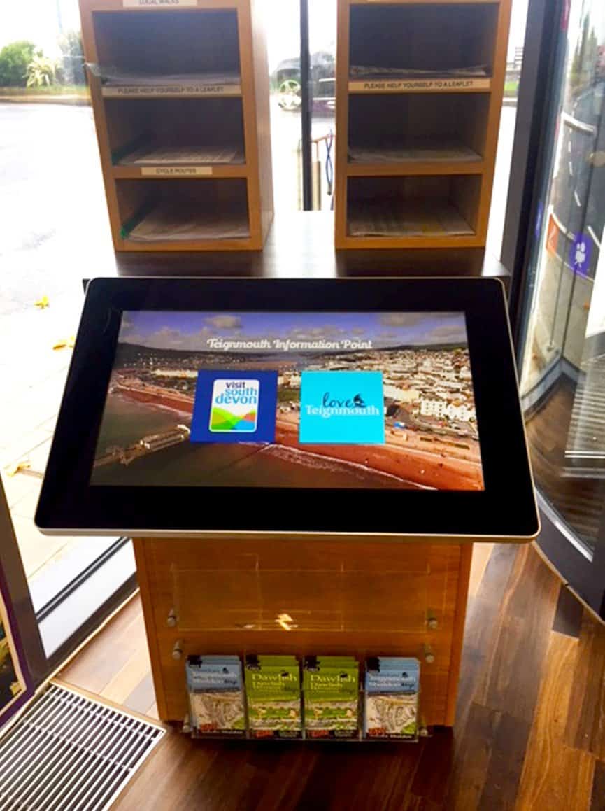 22 All in One Touchscreen at Teignmouth Pavillion with Blackbox-av bespoke software