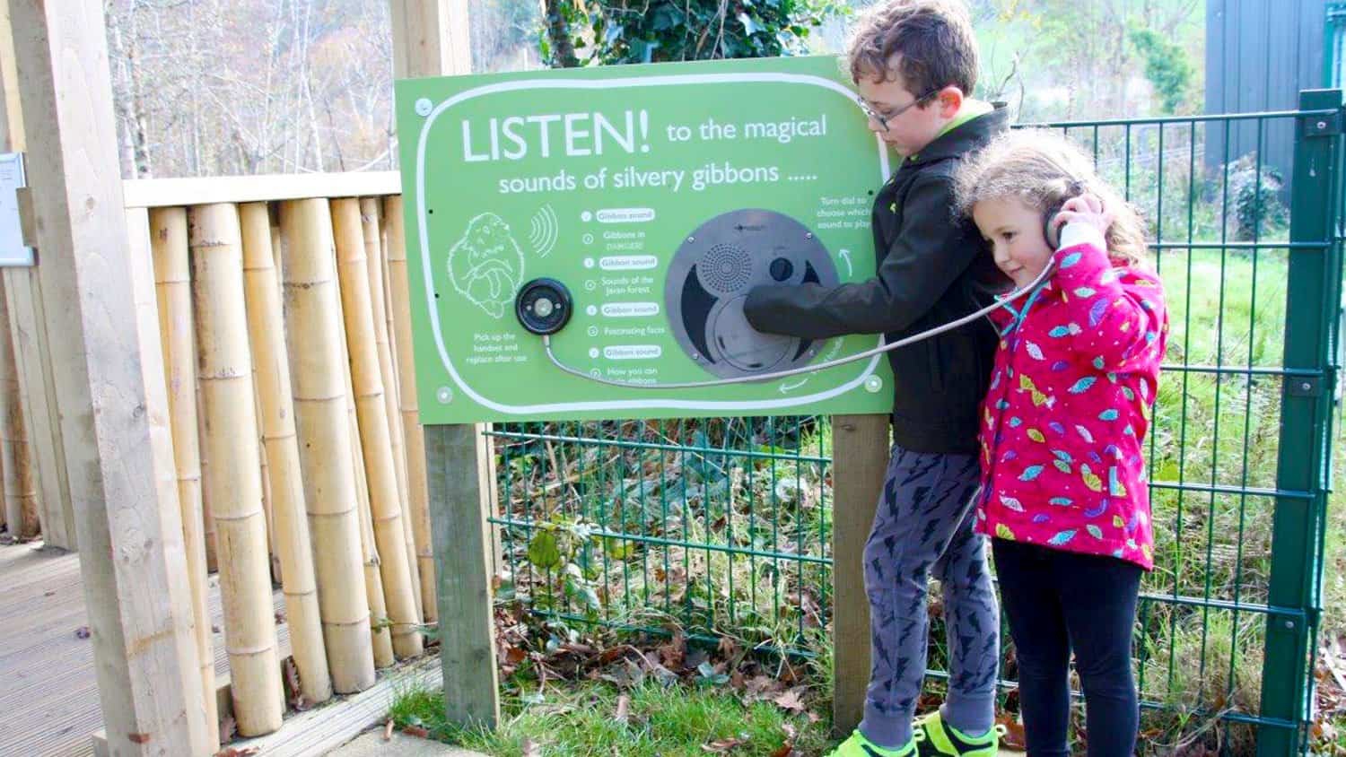 Blackbox-av Oversized U Turn Round Panel at Curraghs Wildlife Park