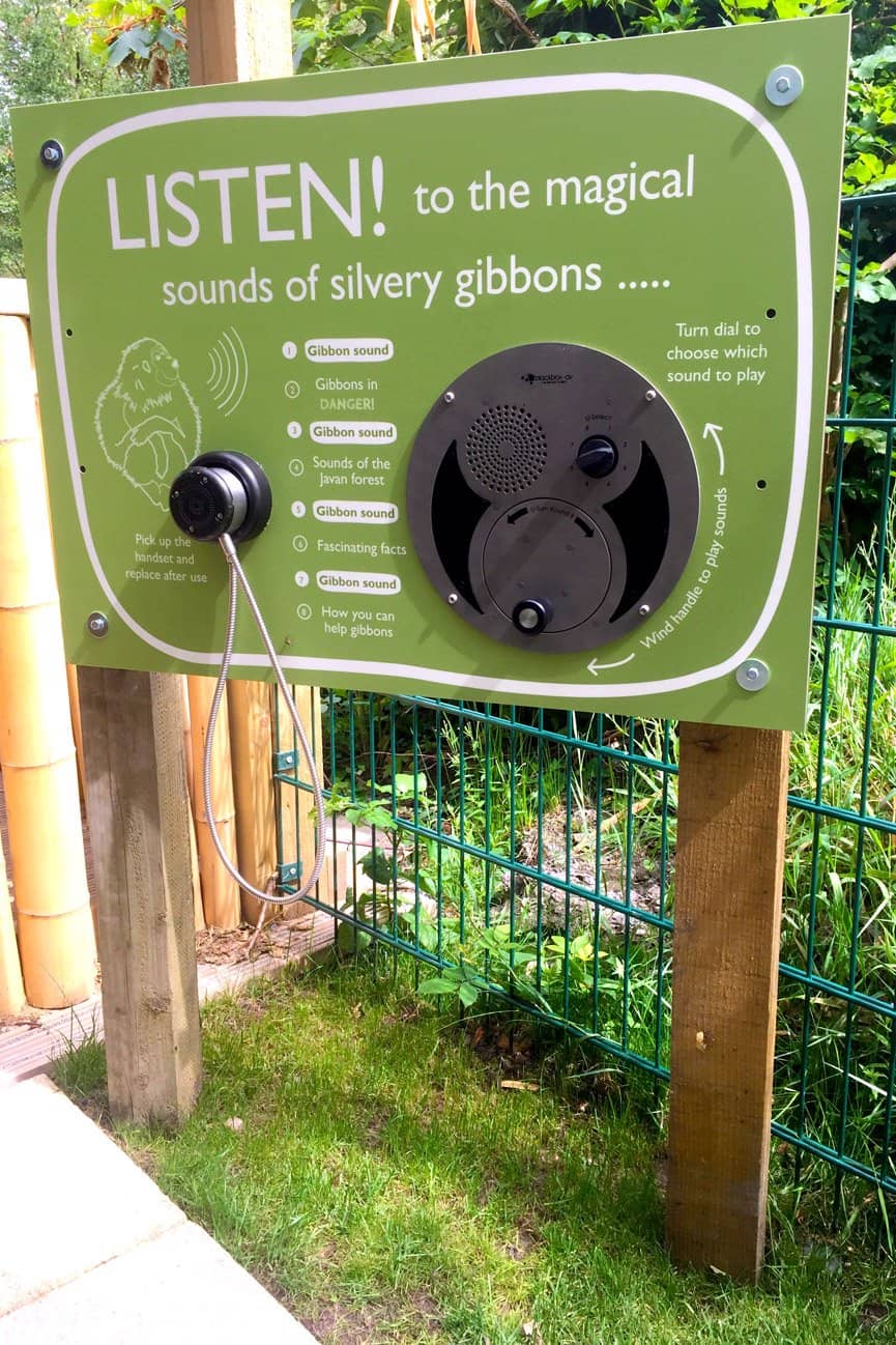 Oversized U-Turn Round & Panel at Curraghs Wildlife Park, Isle of Man