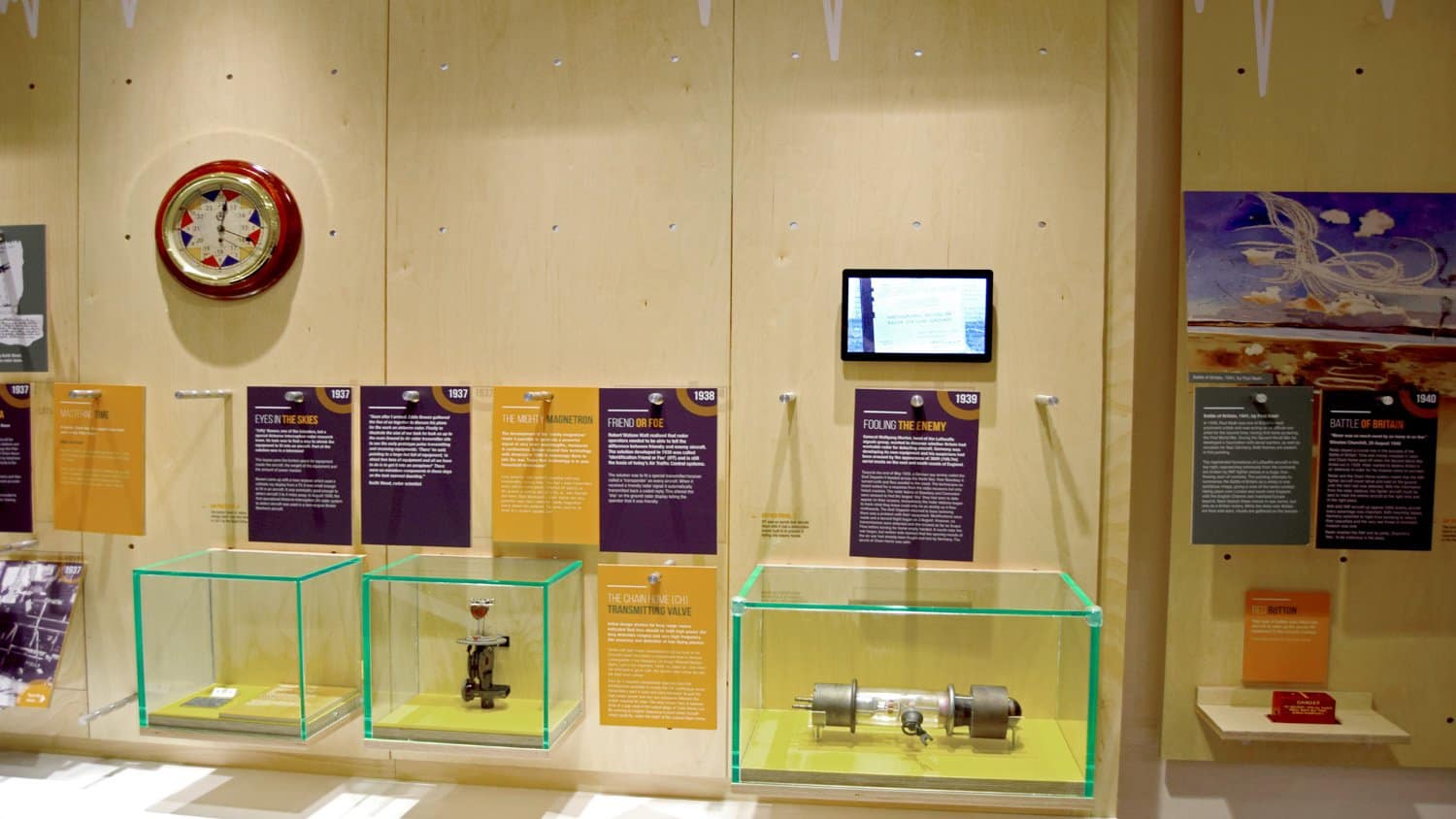 Bawdsey Radar Exhibit Centre Timeline in Suffolk