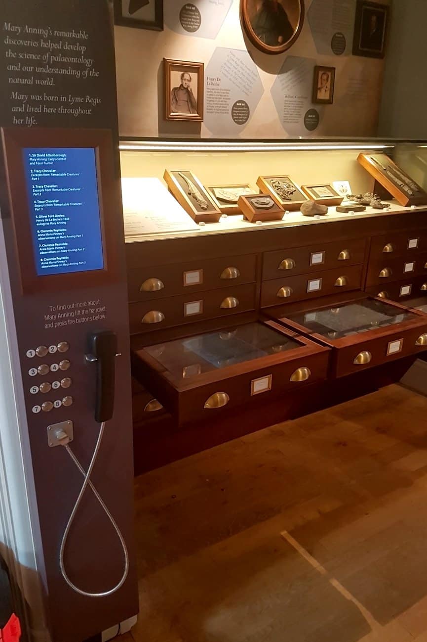 Mary Anning Touchscreen & Bespoke Video Unit for Lyme Regis Museum