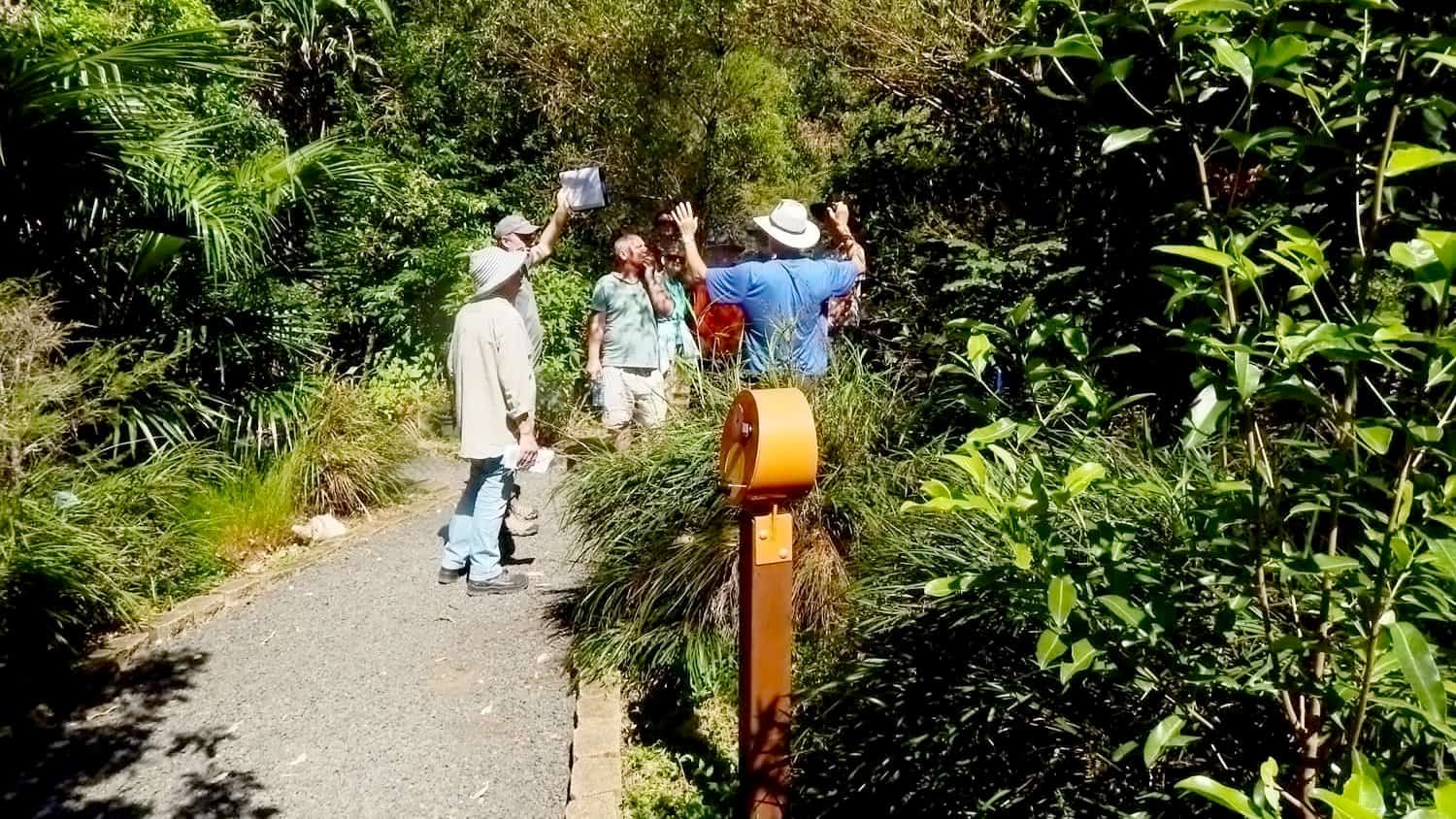 Armsign U-Turn Round provided by Blackbox-av installed at Lismore Rainforest Botanic Gardens