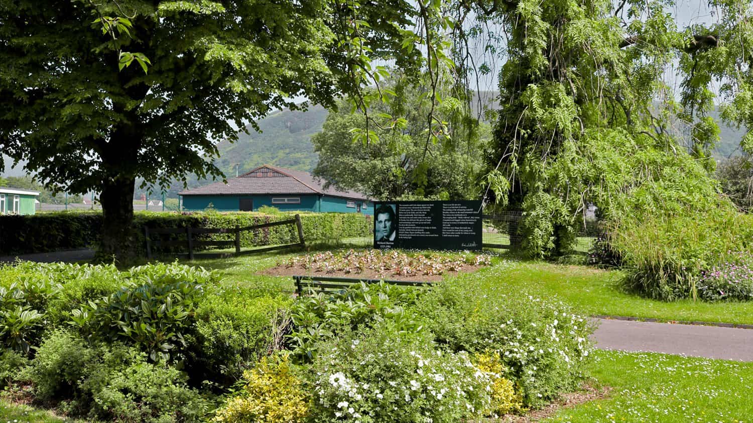 Talbot Memorial Park's Richard Burton Signage