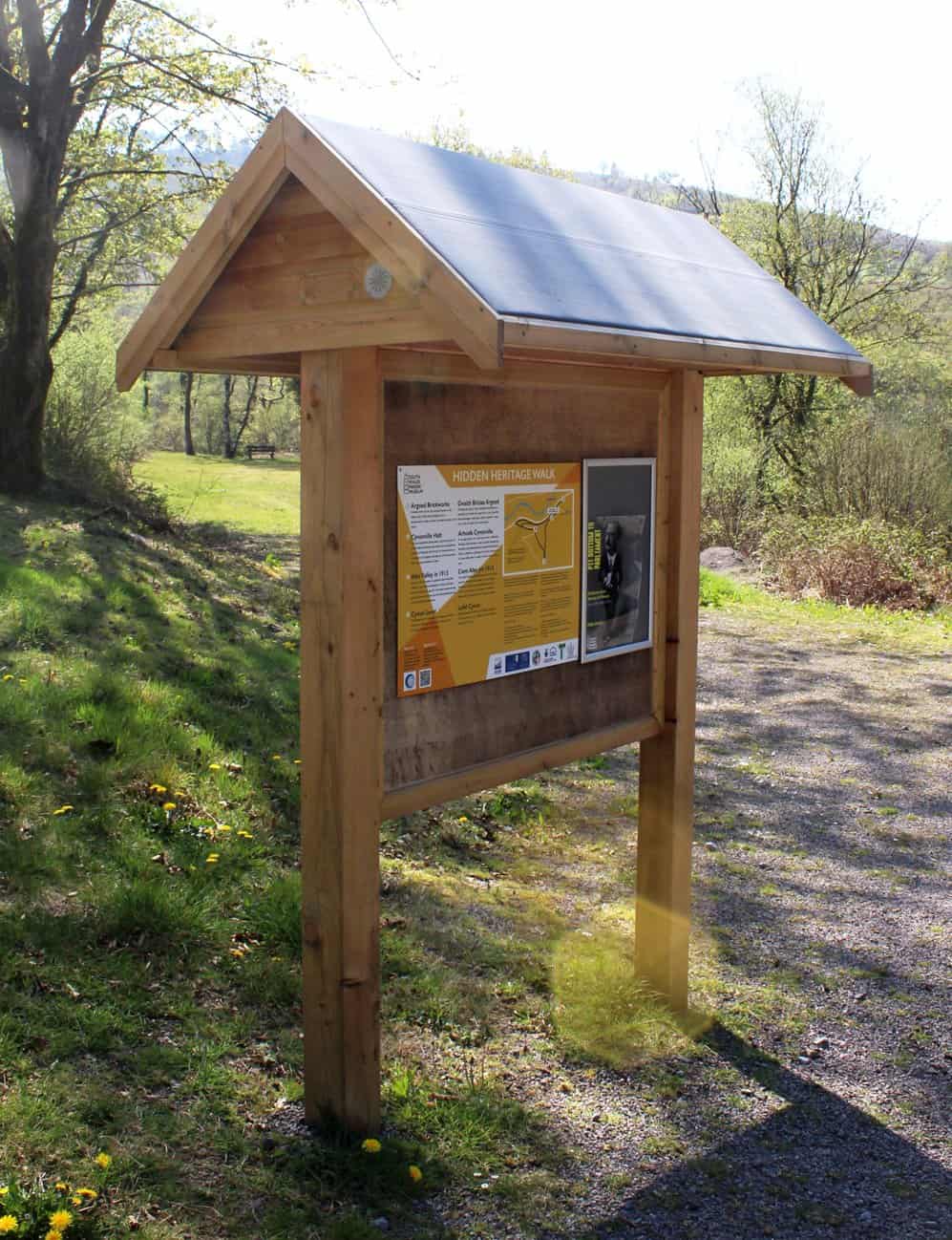 South Wales Miners Museum Information Post