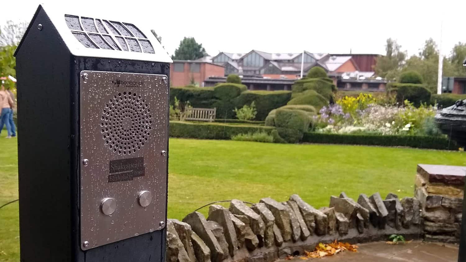 Weather Resistant Solar Audio Post at Shakespeare Birthplace Trust