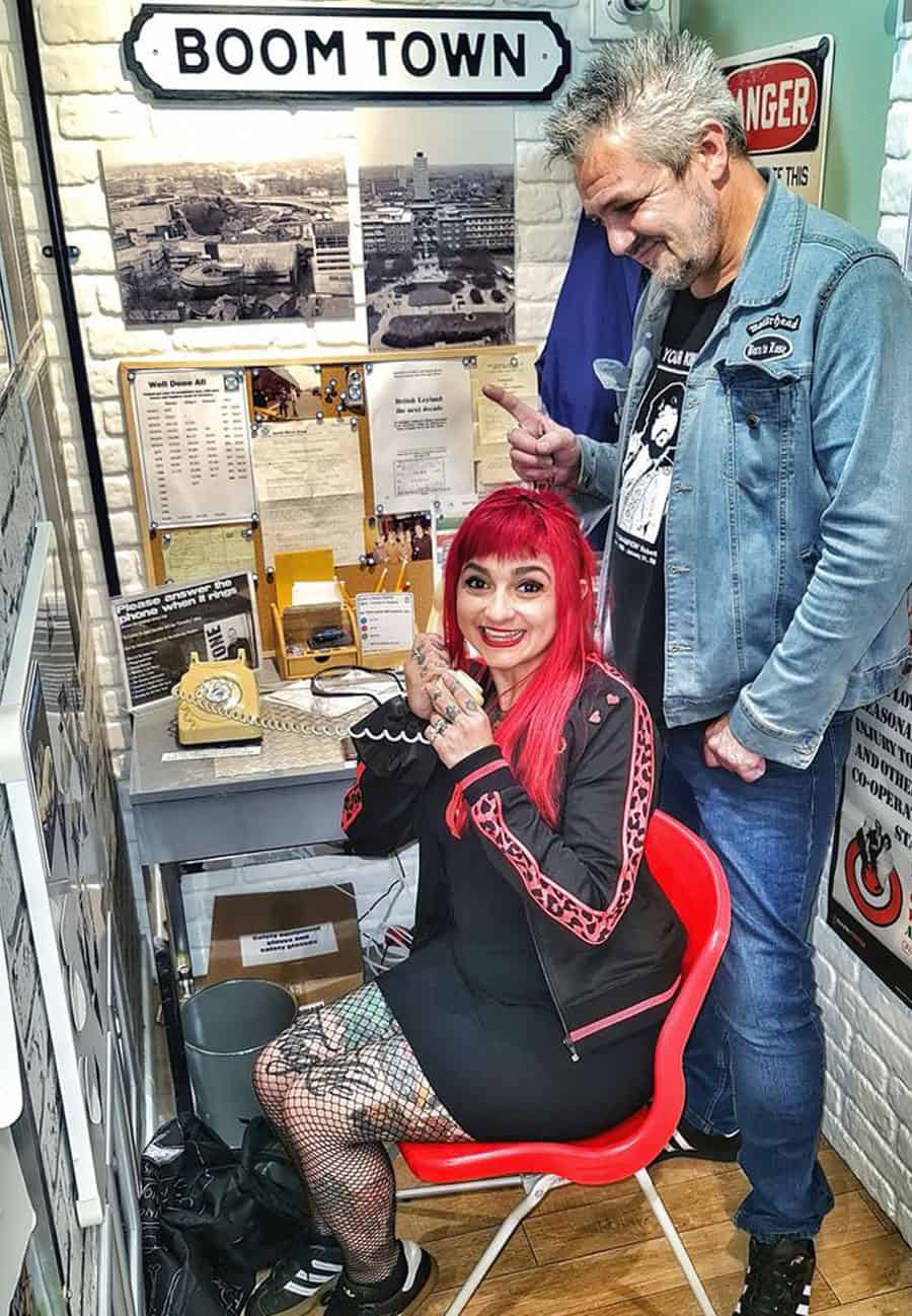 Period Telephone Audio Point at Coventry Music Museum