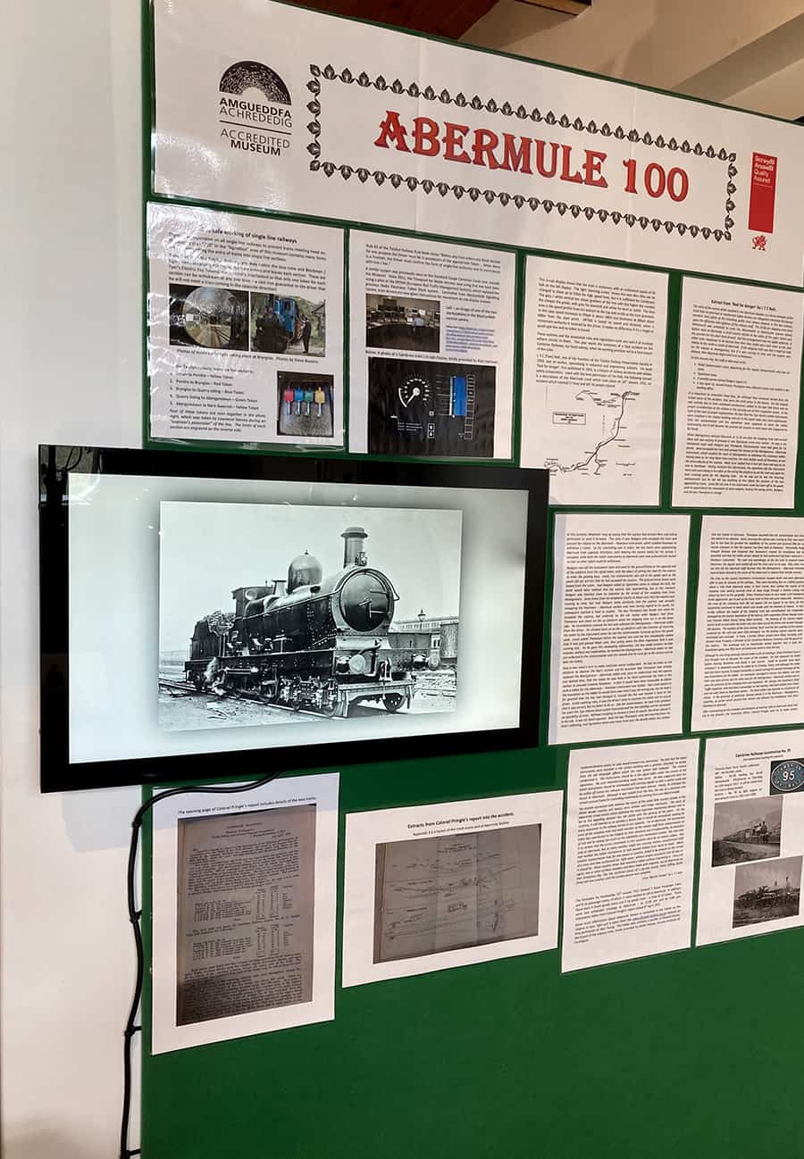 22 Inch Mediascreen in Temporary Exhibition at Railway Museum