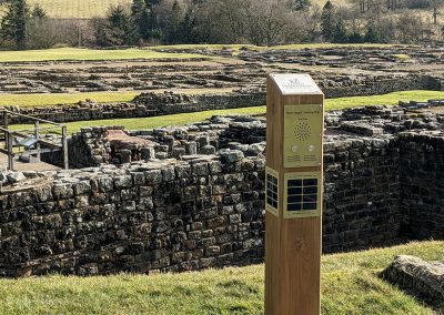 Solar Audio Posts – Roman Vindolanda Site
