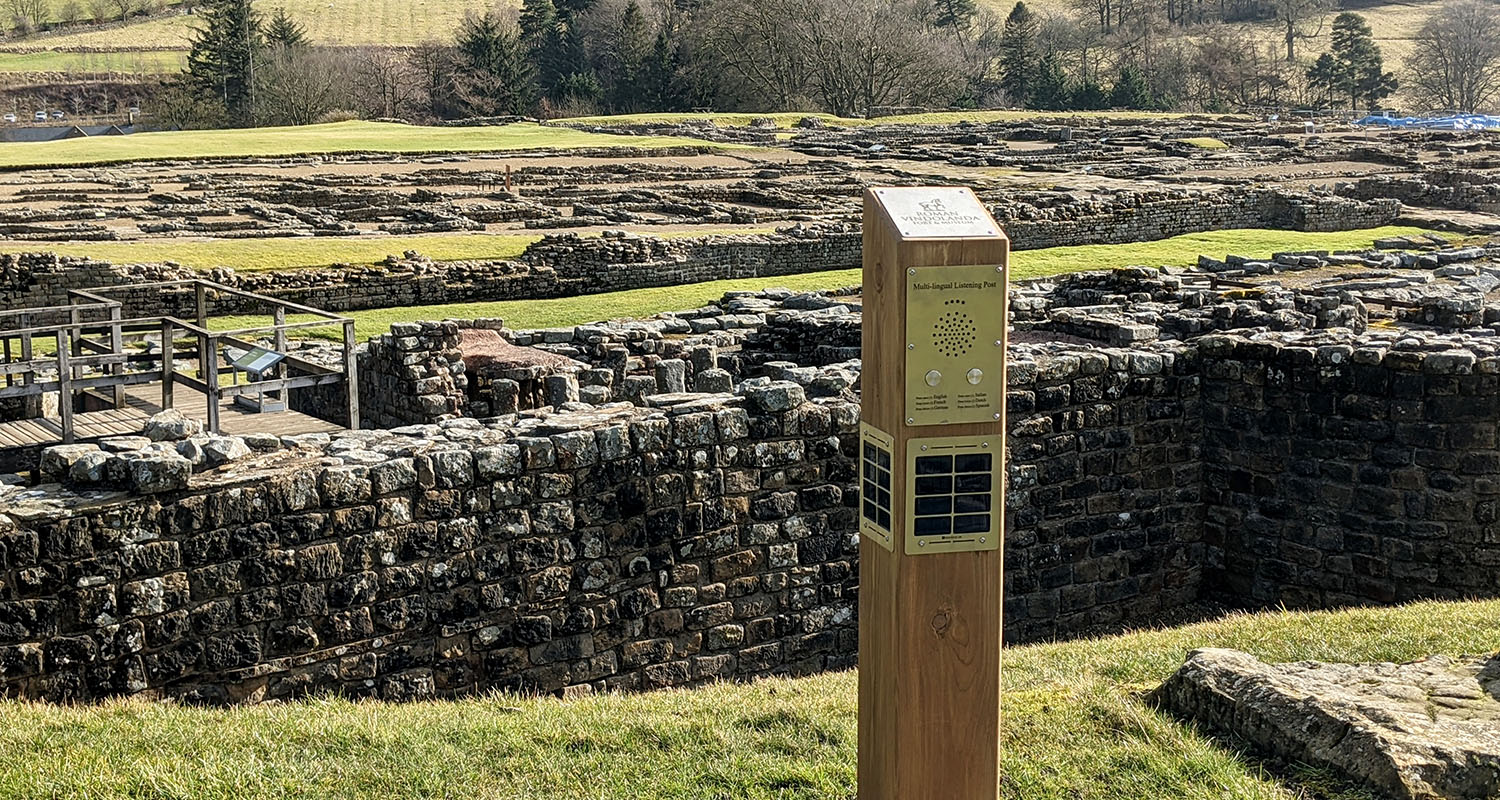 Solar Audio Post at Roman Vindola Site