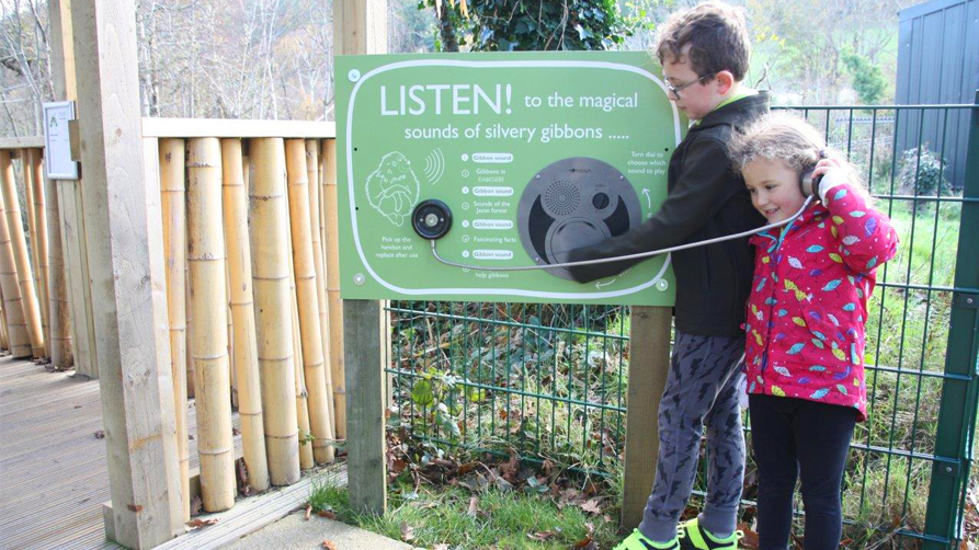 Blackbox-av Oversized U Turn Round Panel at Curraghs Wildlife Park