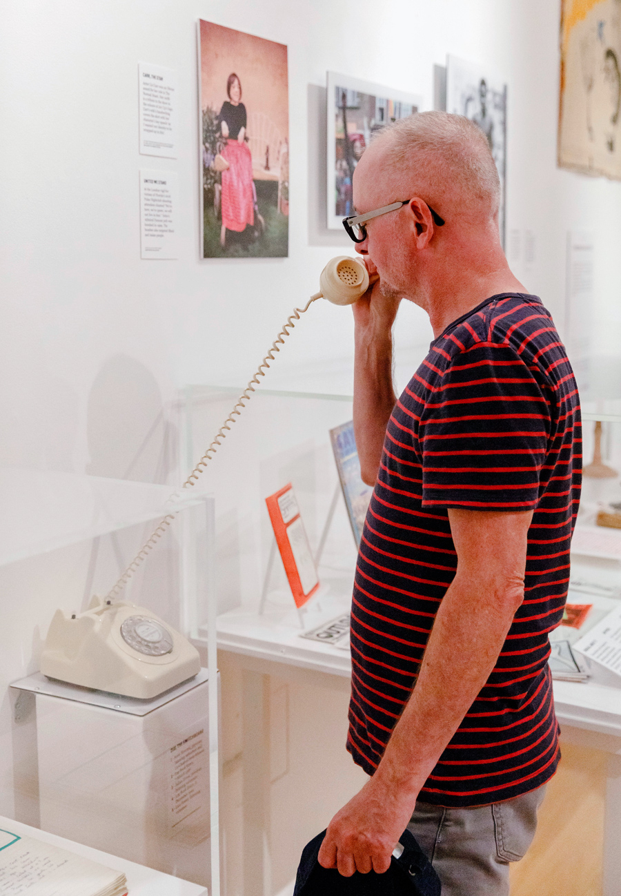 Period Telephone picked up at Queer Britain portrait