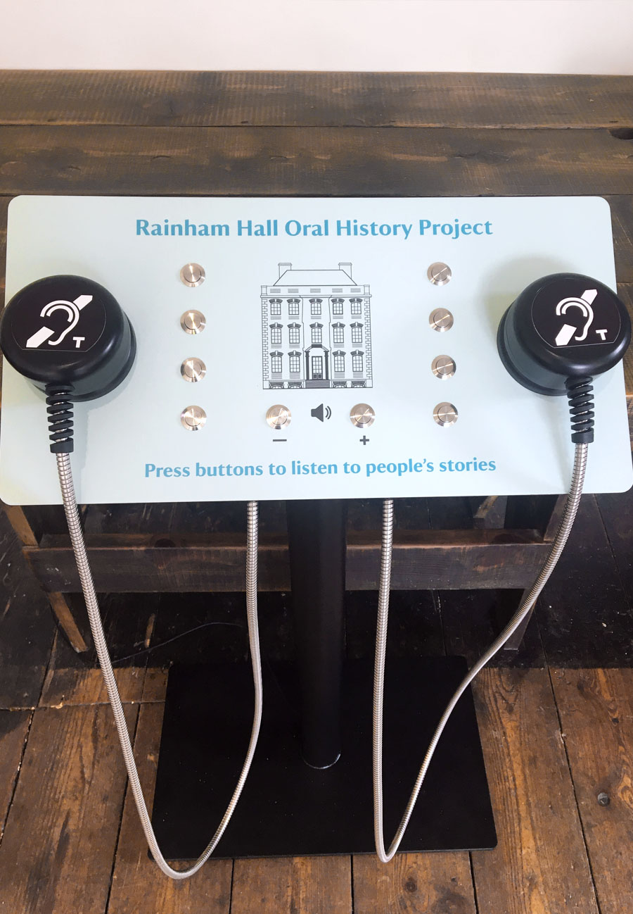 Audio Frame at Rainham Hall