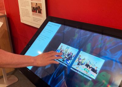 43″ Freestanding Kiosk and LB3 Software – North Lincolnshire Museum