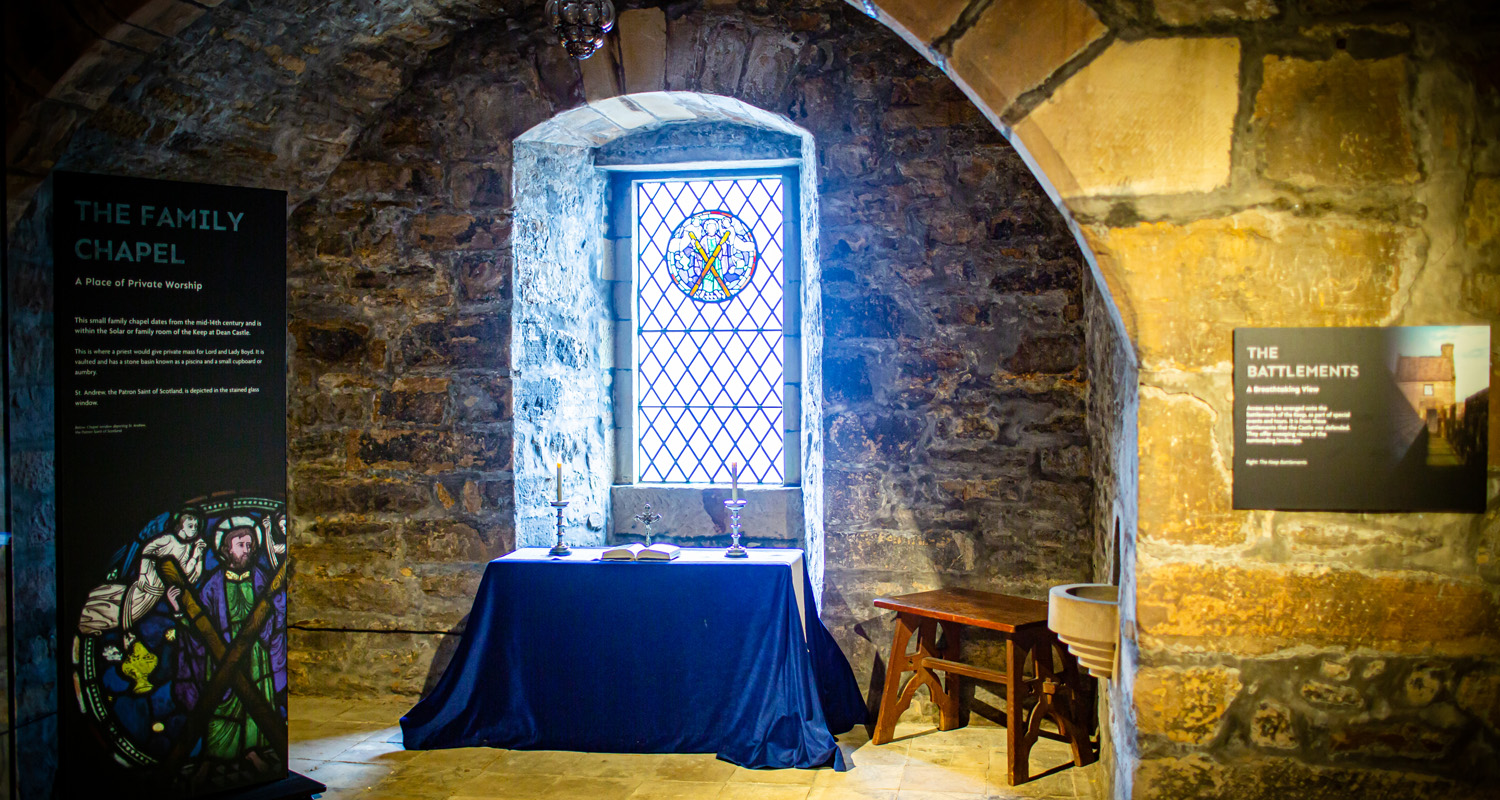 Family Chapel of the Keep at Dean Castle