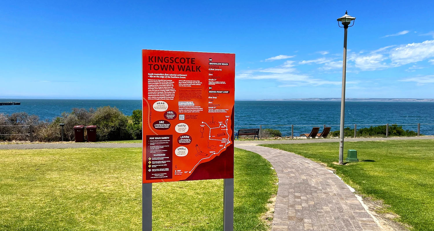 Sign at Kangaroo Island