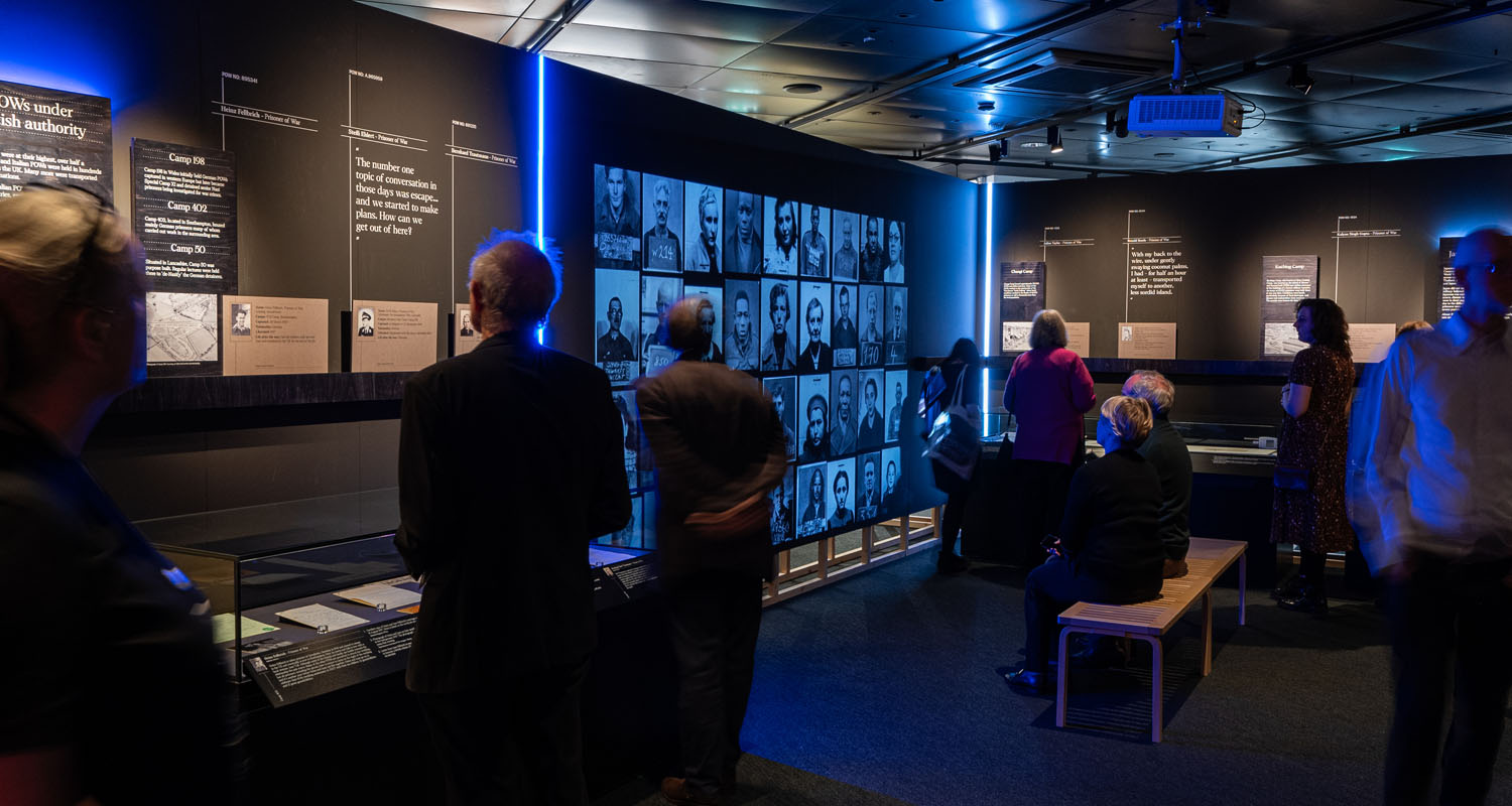 Projector used on busy day at National Archives' Great Escape exhibition