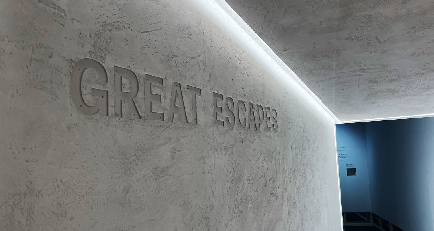 Great Escape exhibition entrance at National Archives