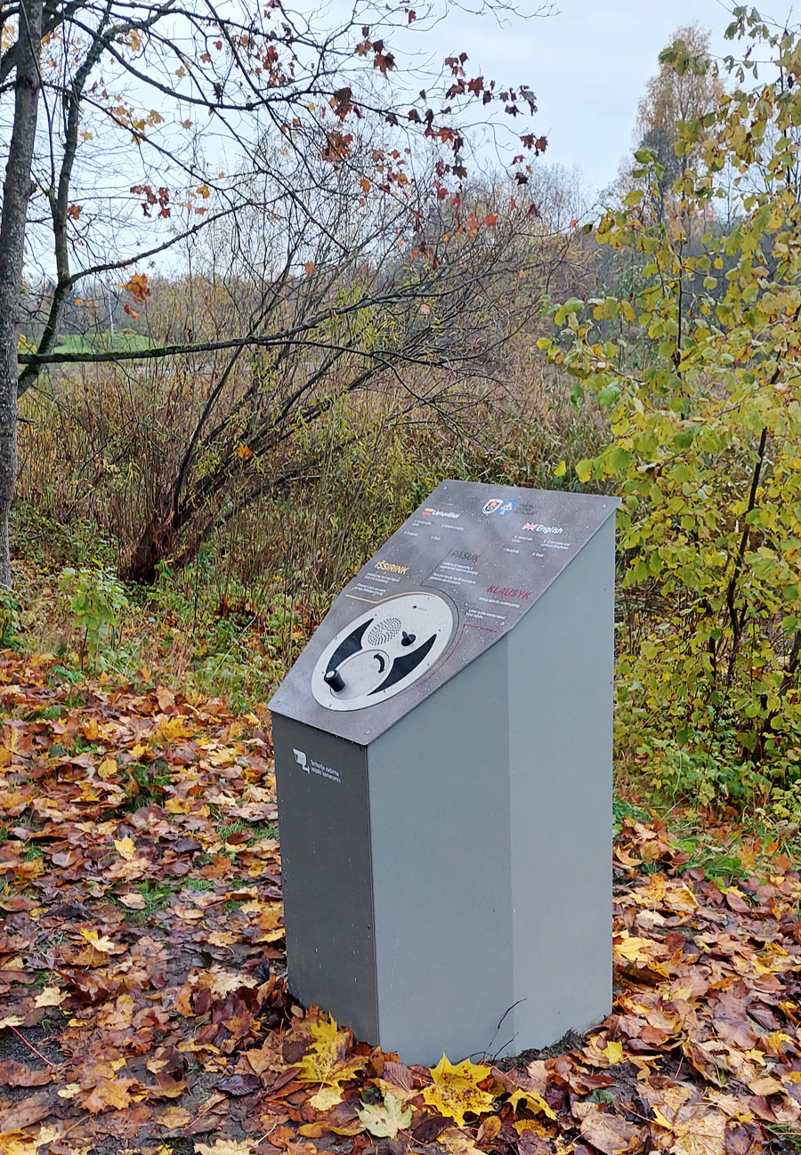 Second Oversized U-Turn Round installed into custom kiosk (portrait)