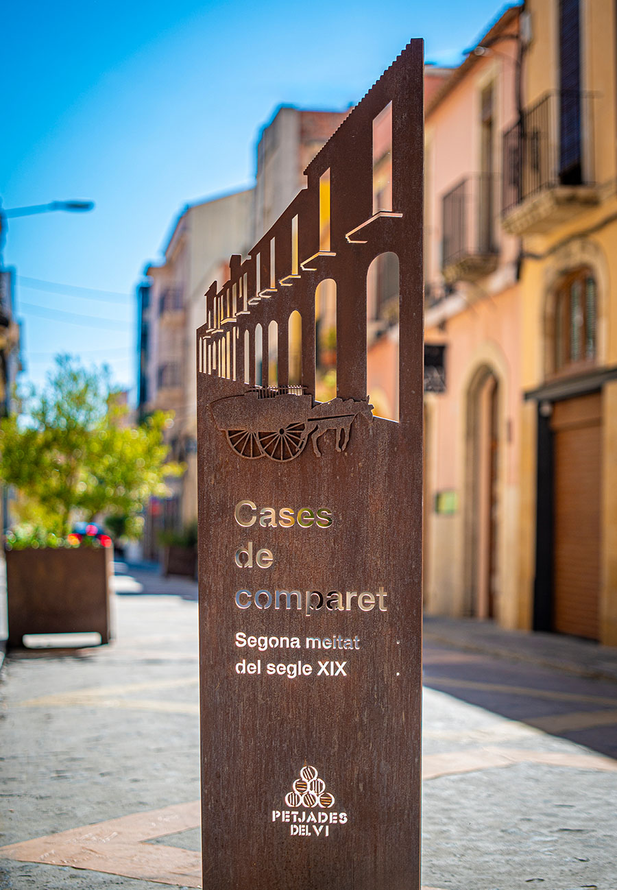 Petjades del Vi route post