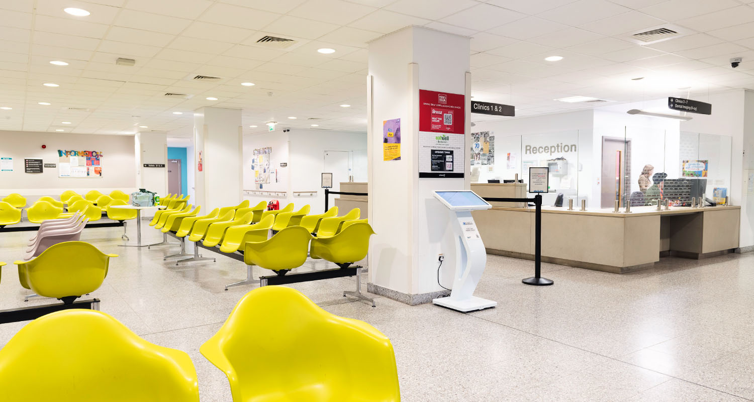 Freestanding Kiosk at Royal Hospital London