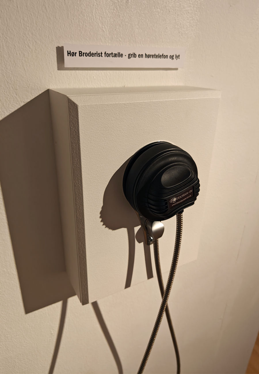 Single Cup Headphone at Greve Museum (portrait)