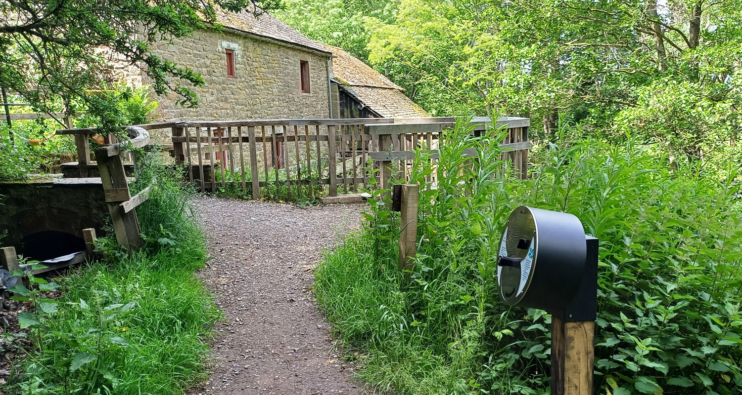U-Turn installed along trail at Acorn Bank