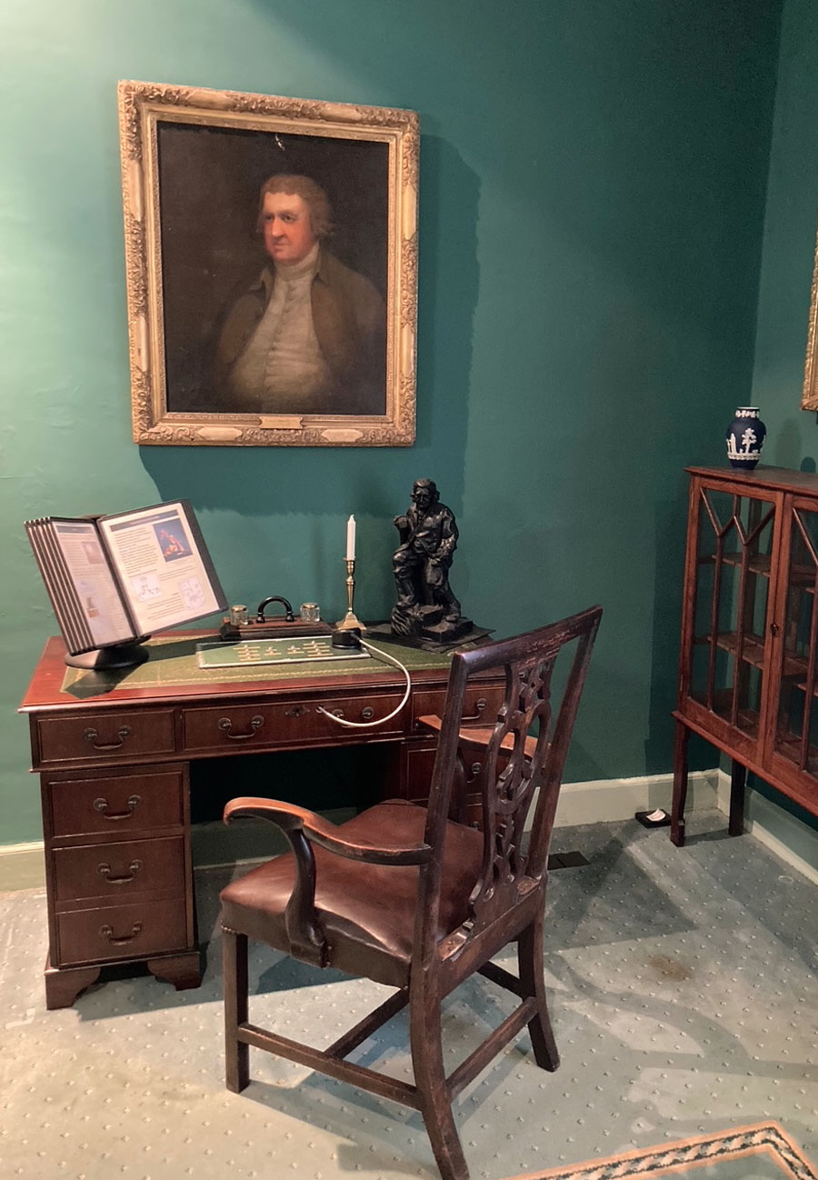 Audio Frame at Erasmus Darwin House (portrait)