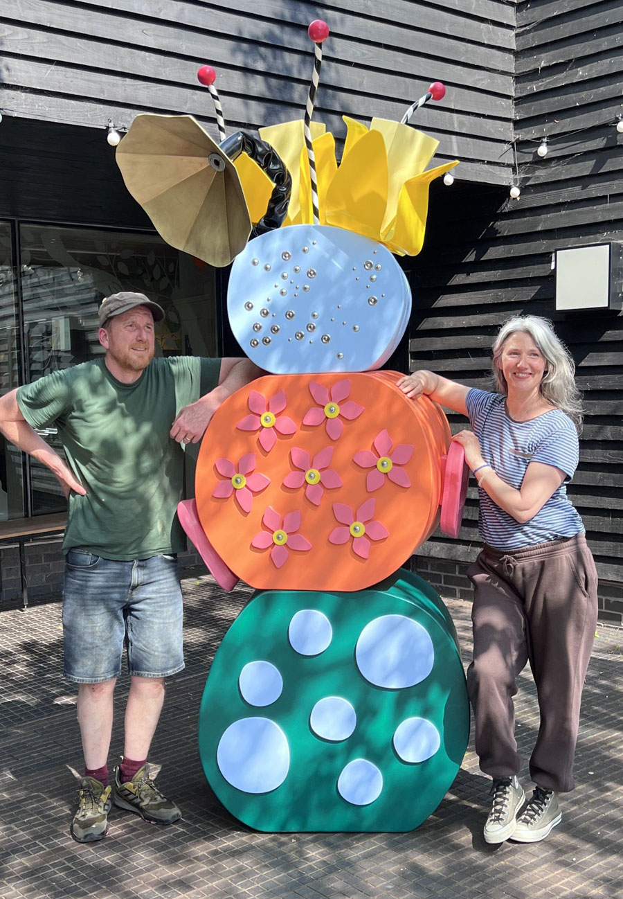 Bespoke build containing U-Turn at Roald Dahl Museum (portrait)