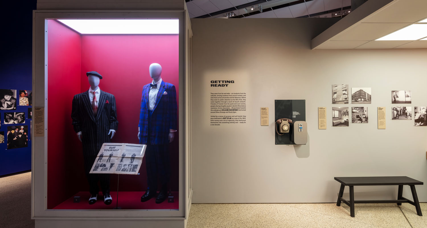 Period Telephone audio point at The Design Museum